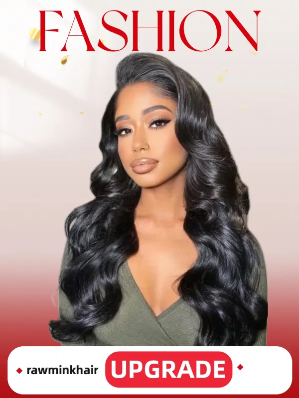 Mink Hair Body Wave Transparent Lace Wig