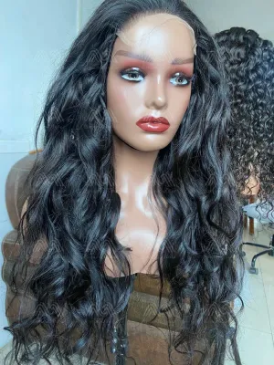 Mink Hair Body Wave Transparent Lace Wig