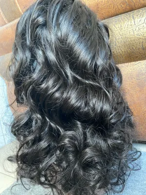 Mink Hair Loose Wave Transparent Lace Wig