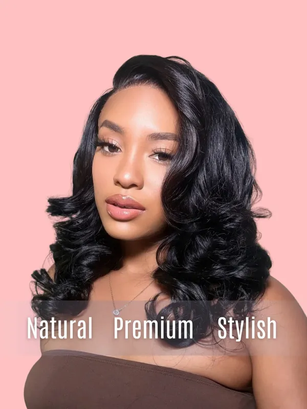 Mink Hair Loose Wave Transparent Lace Wig