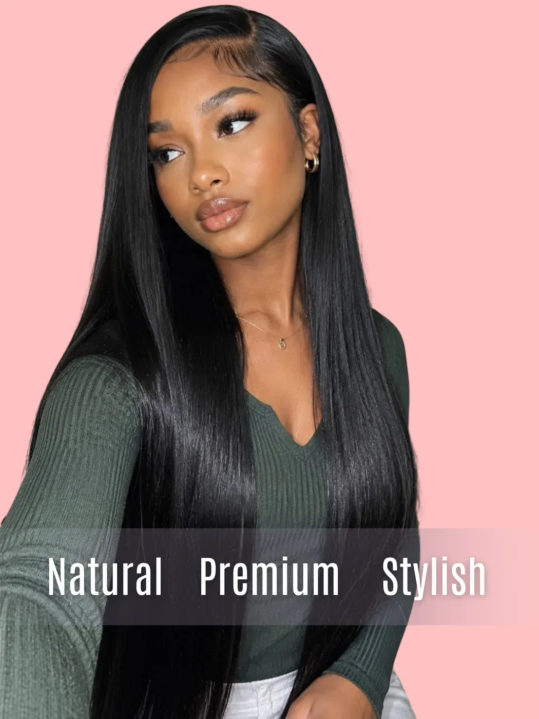 Luxury Hair Silky Straight Transparent Lace Wig