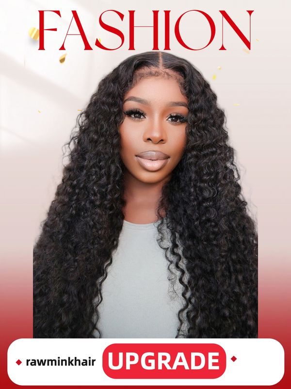 Luxury Hair Italian Curly Transparent Lace Wig