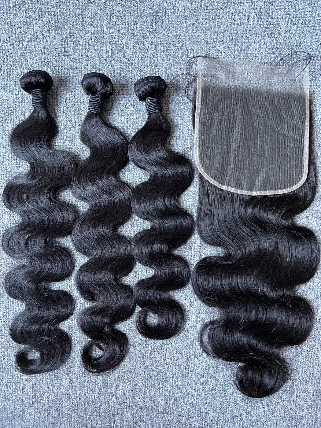 Mink Hair Body Wave 3 Bundles With 7X7 HD Closure Deals