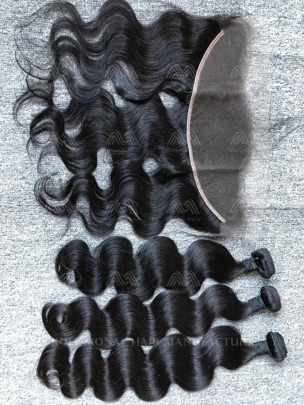 Mink Hair Body Wave 3 Bundles With 13X4 HD Frontal Deals