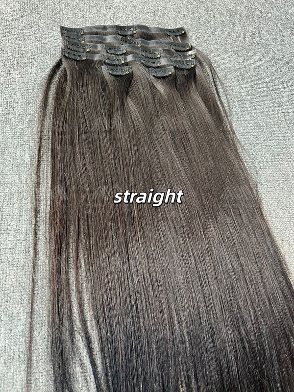 Pu Skin Seamless Clip In