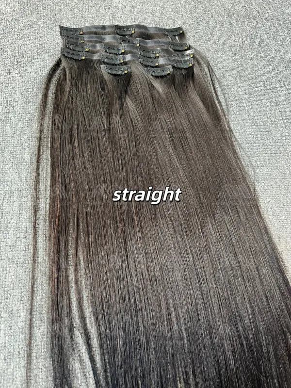 Pu Skin Seamless Clip In