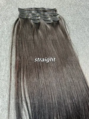 Pu Skin Seamless Clip In