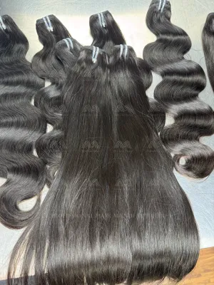 Myanmar Hair Super Double Drawn Silky Straight Bundles