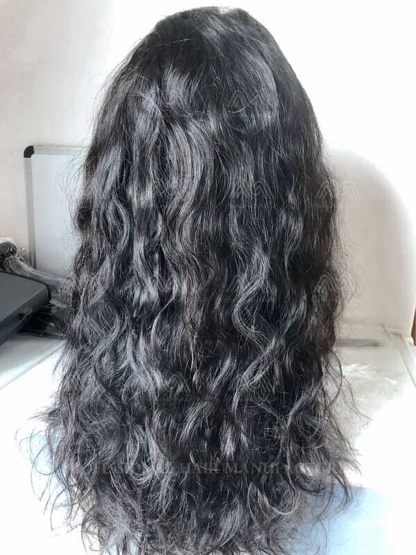 Mink Hair Water Wave Transparent Lace Wig