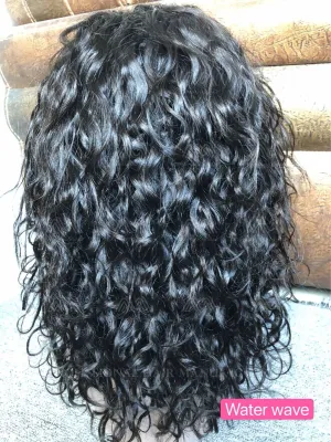 Mink Hair Water Wave Transparent Lace Wig