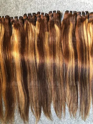Piano Color Silky Straight Bundles