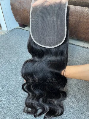 Diamond Hair Body Wave 5X5 Transparent Closure