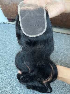 Diamond Hair Body Wave 4x4 Transparent Closure