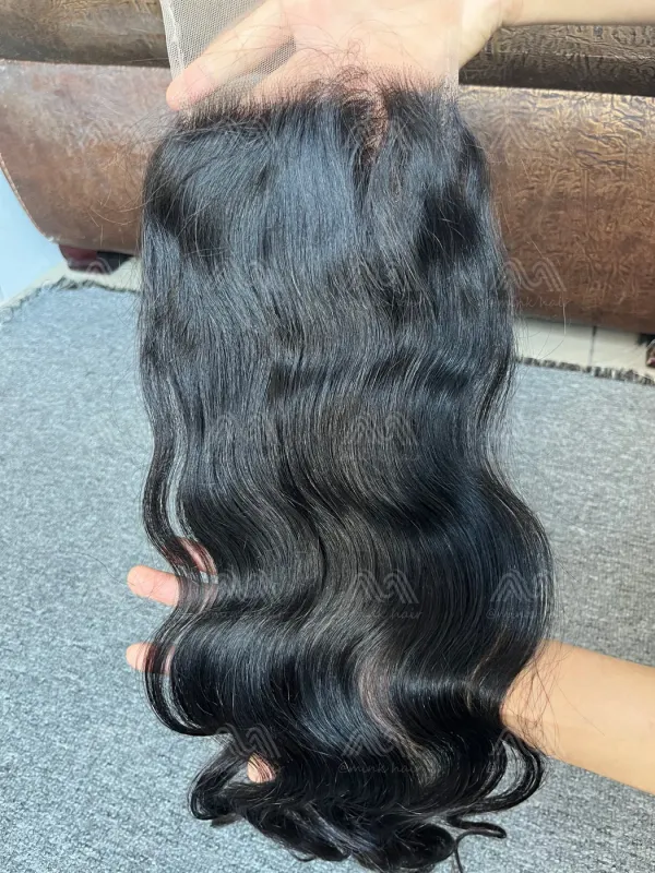 Diamond Hair Body Wave 4X4 Transparent Closure