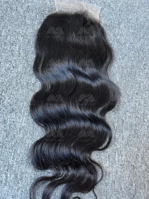 Diamond Hair 6X6 Transparent Closure (Including straight/body wave)