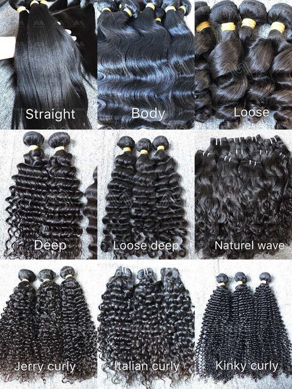Sample Deals: Raw Hair 3 Bundles （100g Each Bundle)