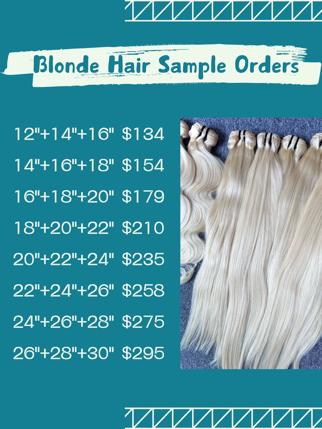 Sample Deals: Blonde Hair 3 Bundles