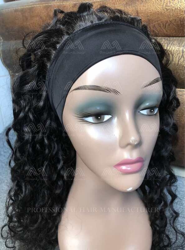 Mink Hair Head Band Wig