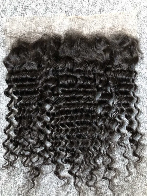 Mink Hair Deep Wave 13x6 Transparent Frontal