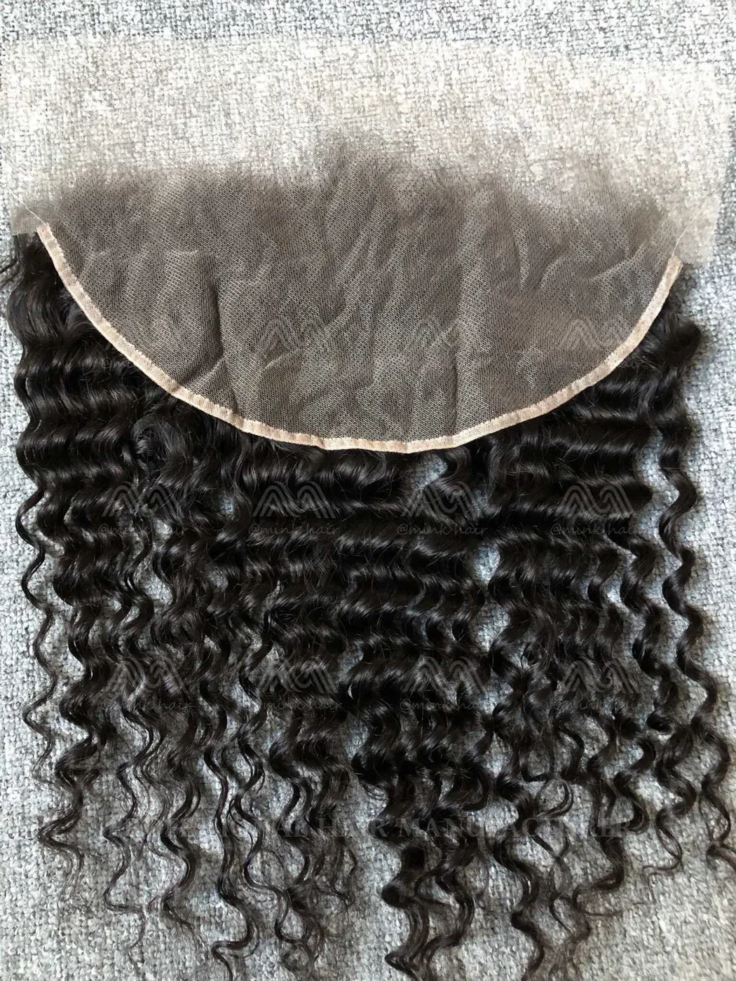 Mink Hair Deep Wave 13x6 Transparent Frontal