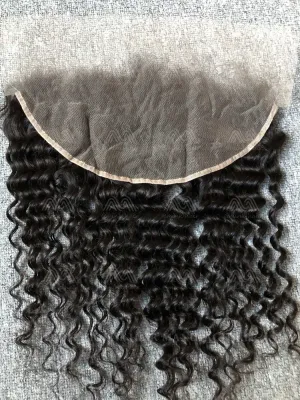 Mink Hair Deep Wave 13x6 Transparent Frontal