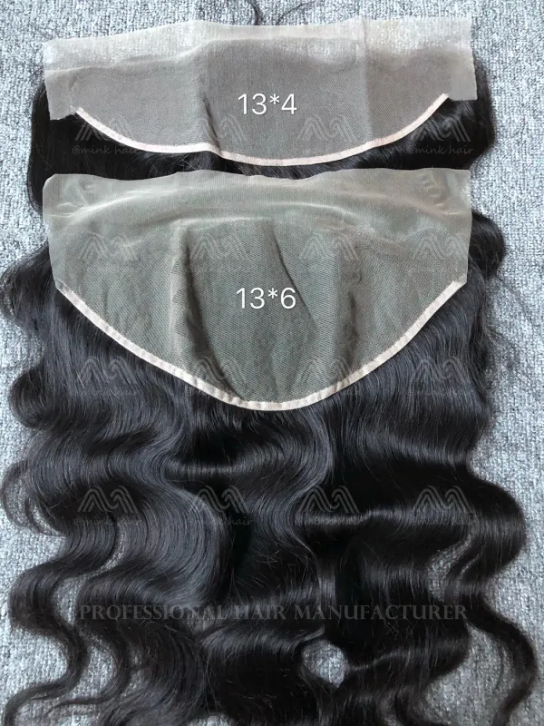 Mink Hair Body Wave 13x6 Transparent Frontal