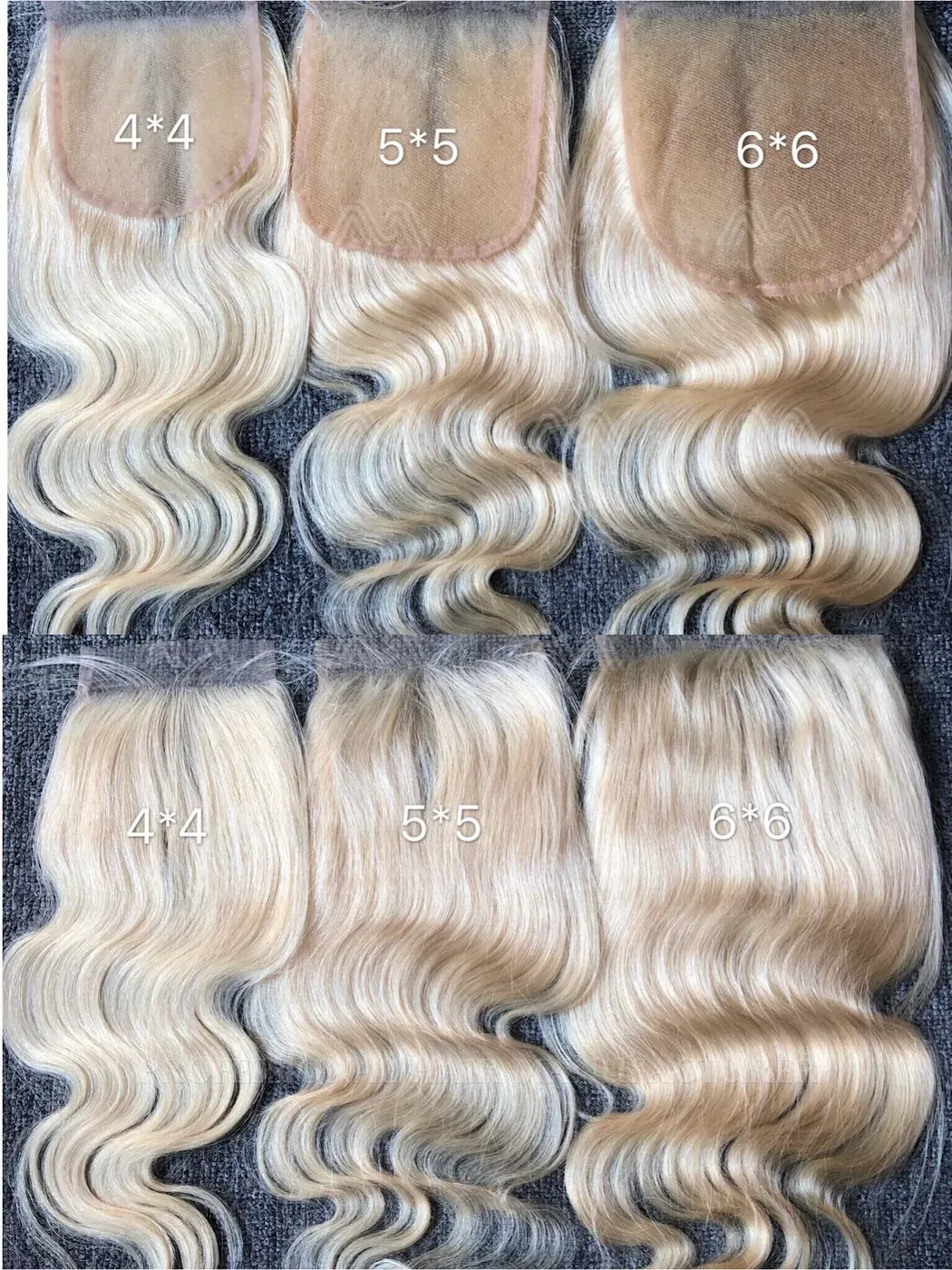 Blonde Hair 6x6 HD Closure