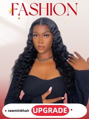 Mink Hair Loose Deep Transparent Lace Wig