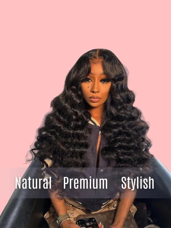 Mink Hair Loose Deep Transparent Lace Wig