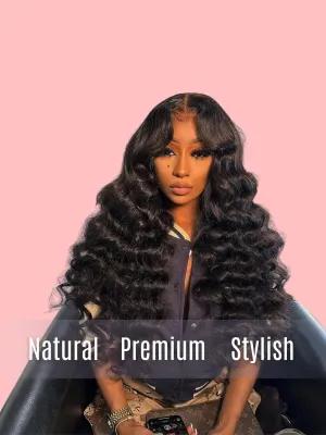 Mink Hair Loose Deep Transparent Lace Wig