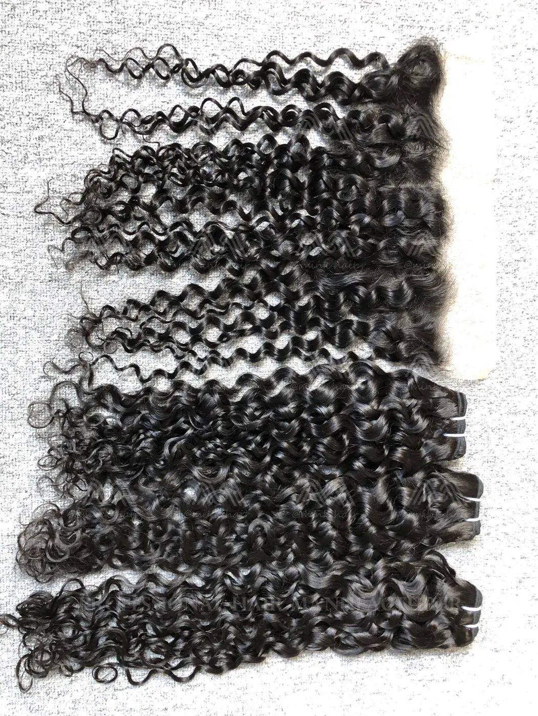 Luxury Hair Italian Curly 3 Bundles With 13X4 HD Frontal Deals
