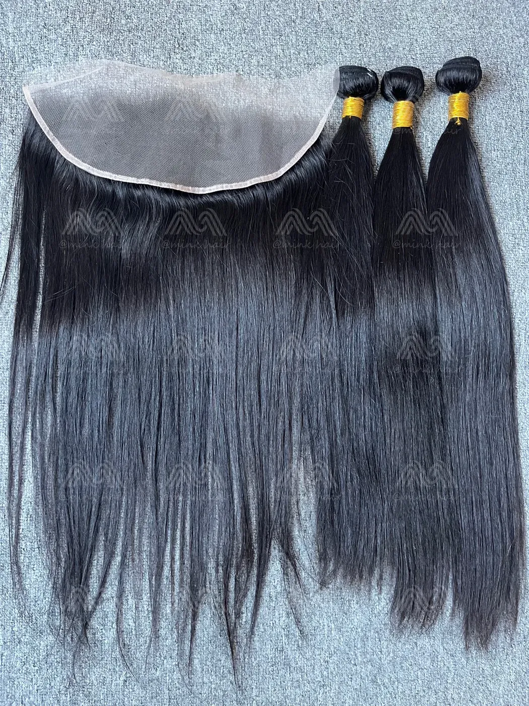 Diamond Hair Straight 3 Bundles With 13X4 Transparent Frontal Deals