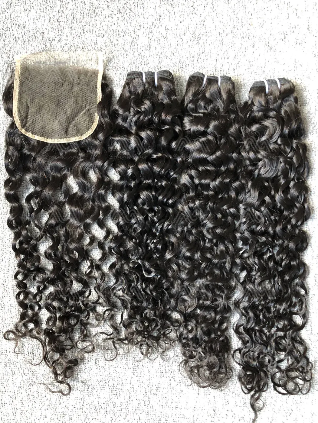 Luxury Hair Italian Curly 3 Bundles With 5X5 HD Closure Deals