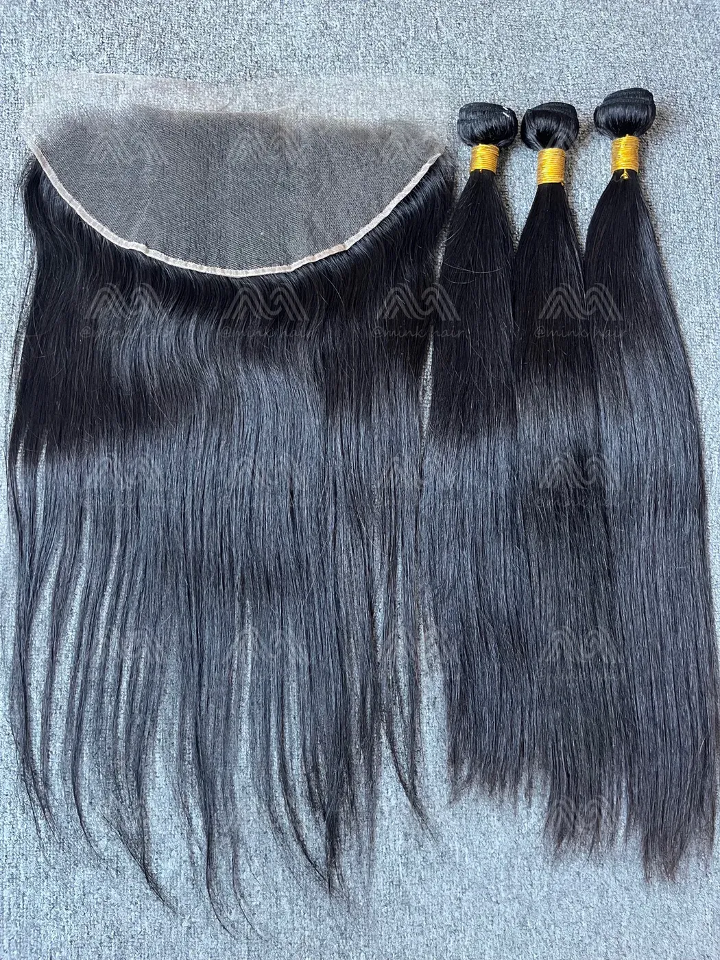 Diamond Hair Straight 3 Bundles With 13X6 HD Frontal Deals