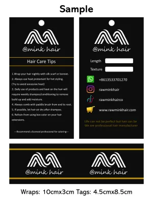 Tags and Wraps