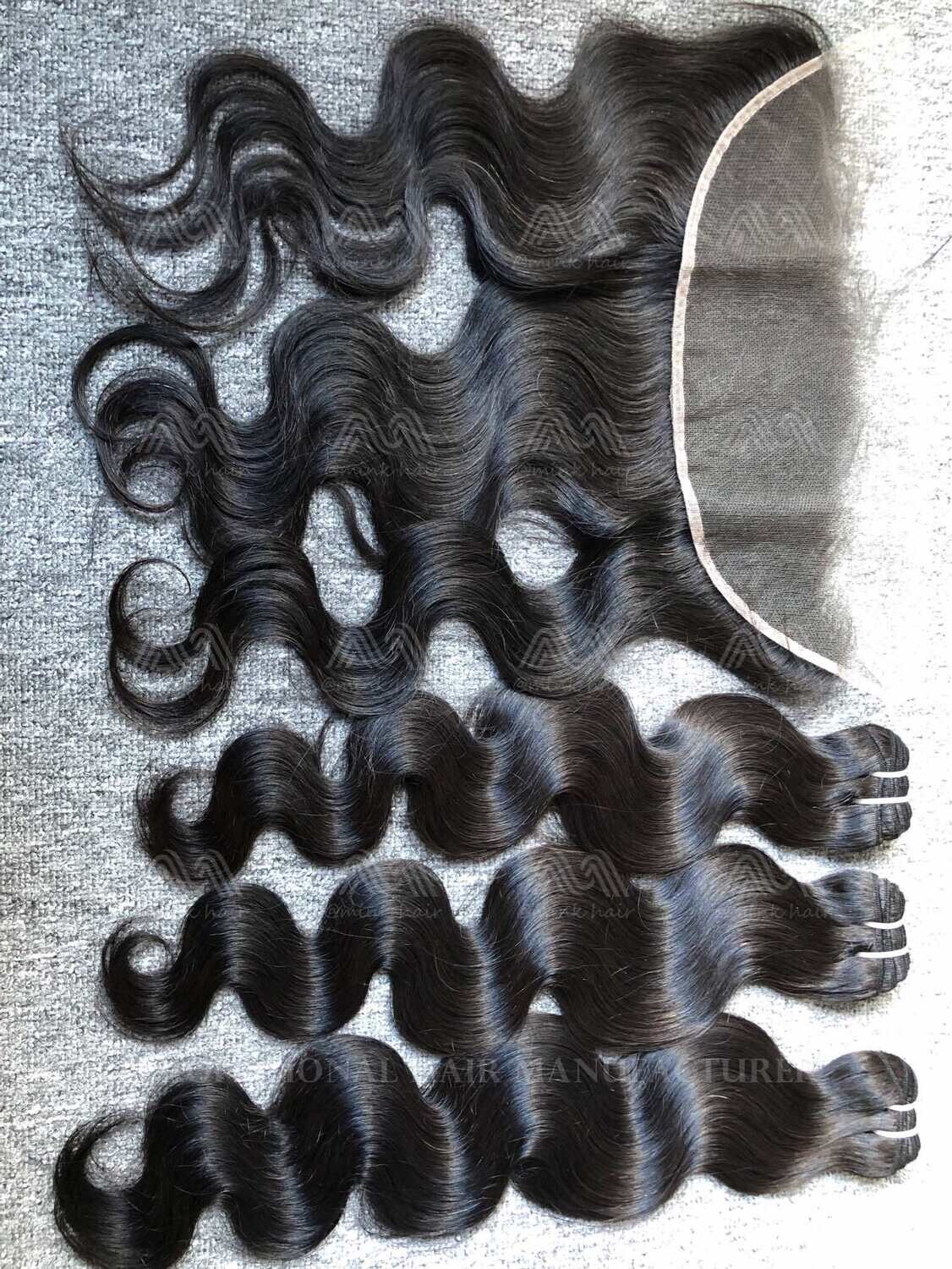 Luxury Hair Body Wave 3 Bundles With 13x4 HD Frontal Deals