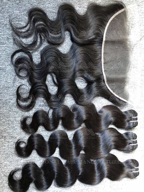 Luxury Hair Body Wave 3 Bundles With 13x4 HD Frontal Deals