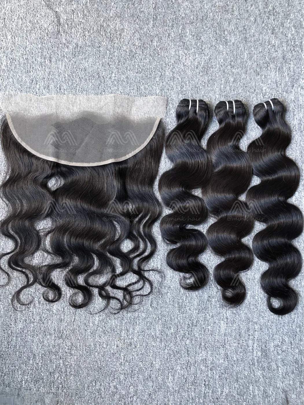Luxury Hair Body Wave 3 Bundles With Transparent 13X4 Frontal Deals