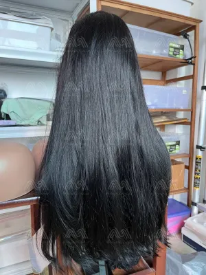 Luxury Hair Super Double Drawn Transparent Lace Wig 250% Density