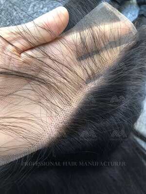 Mink Hair Straight 3 Bundles With 6x6 Transparent Closure Deals