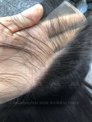 Mink Hair Straight 3 Bundles With 6X6 Transparent Closure Deals
