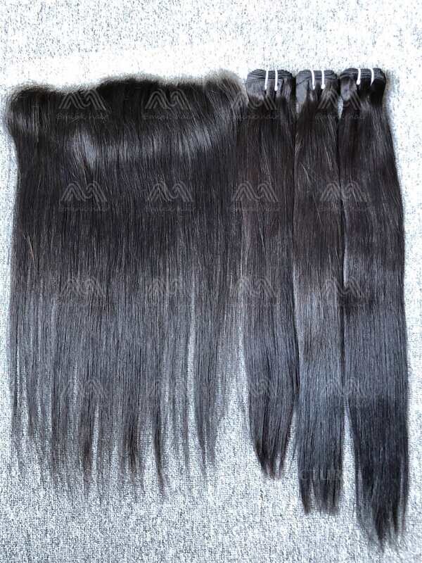 Luxury Hair Straight 3 Bundles With 13x4 HD Frontal Deals