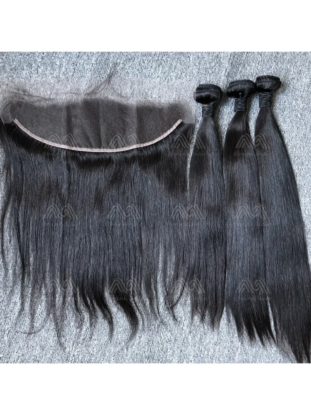 Mink Hair Straight 3 Bundles With 13X4 HD Frontal Deals