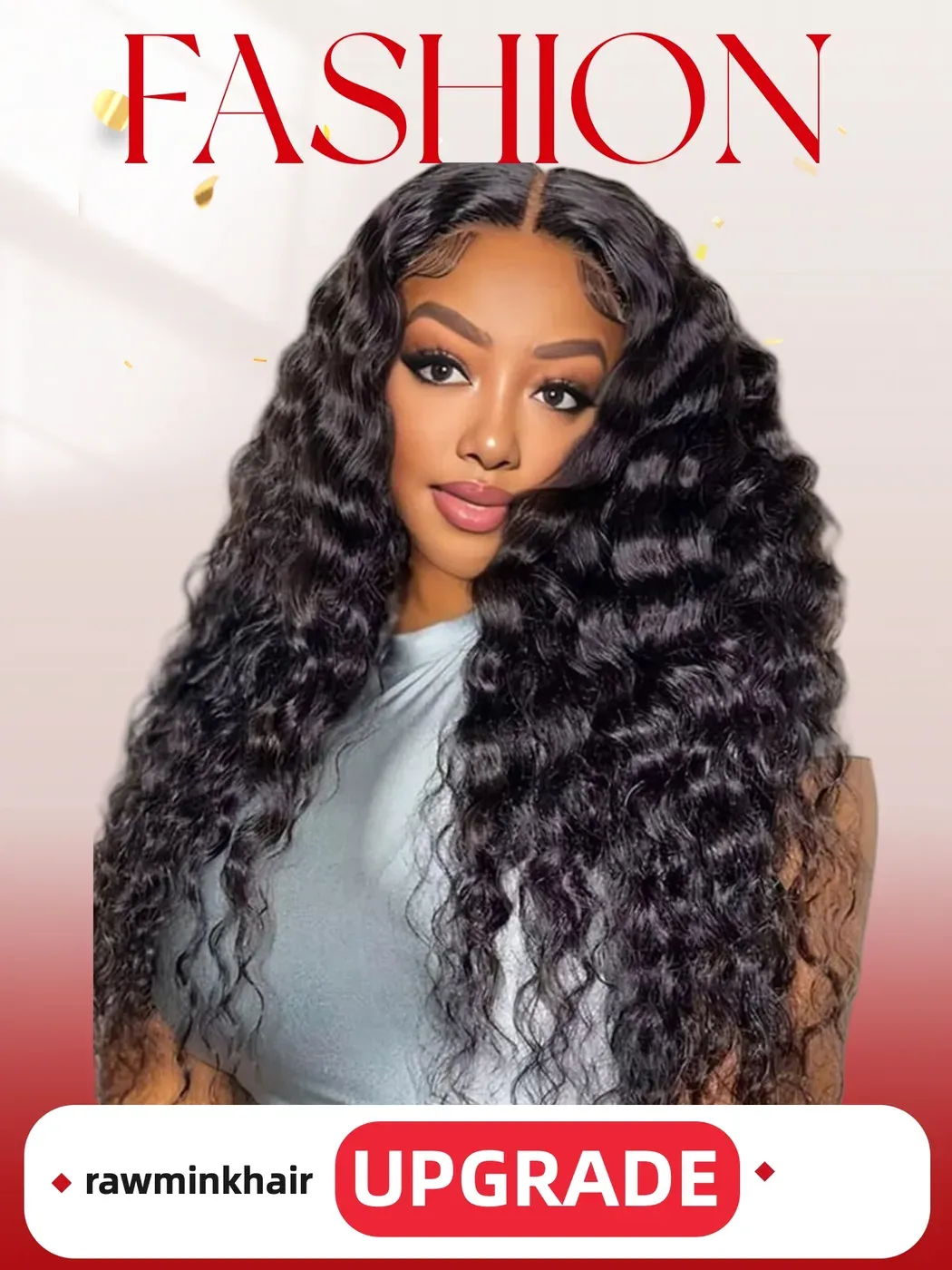 Mink Hair Water Wave HD Lace Wig