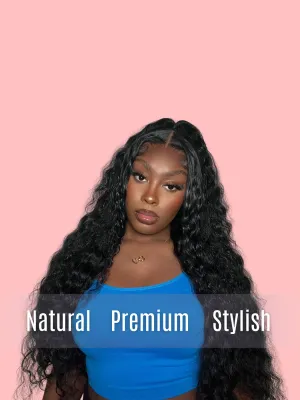 Mink Hair Water Wave HD Lace Wig