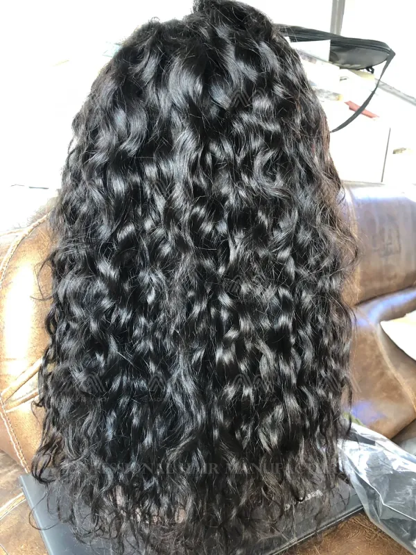 Luxury Hair Water Wave Transparent Lace Wig