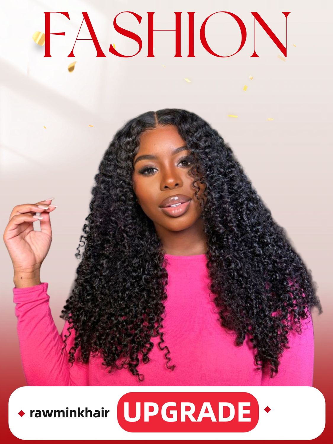Mink Hair Jerry Curly HD Lace Wig
