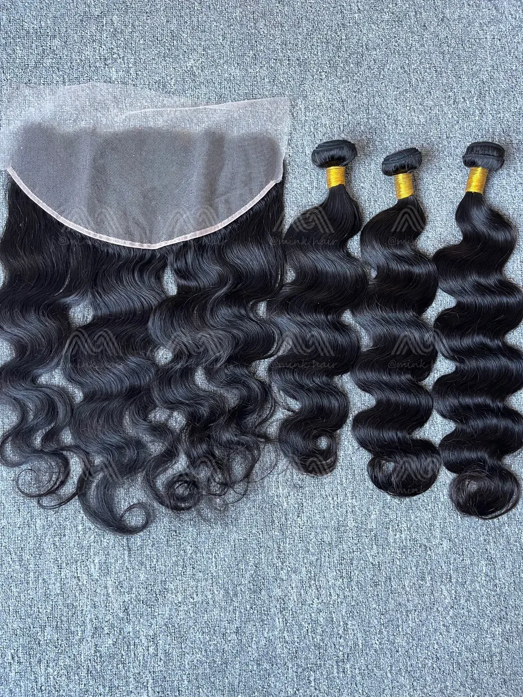 Diamond Hair Body wave 3 Bundles With 13X6 Transparent Frontal Deals