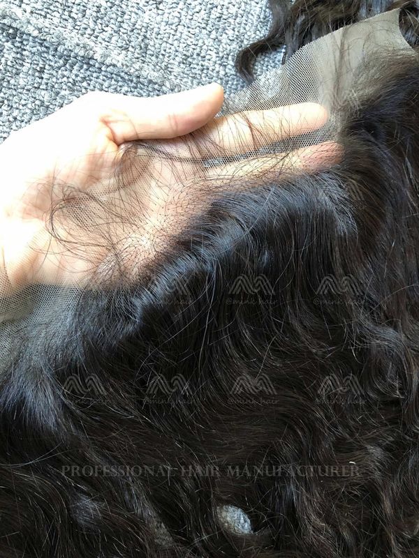 Mink Hair Water Wave 3 Bundles With 13X4 Transparent Frontal Deals