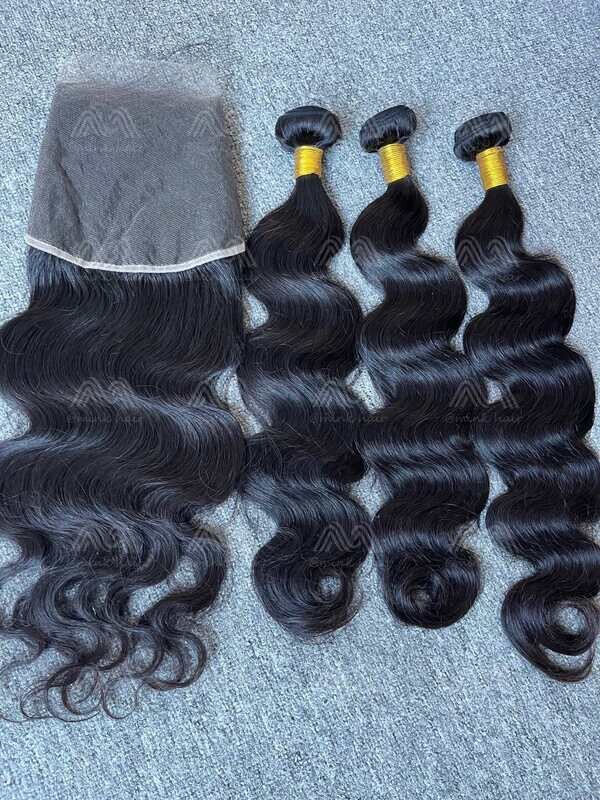 Diamond Hair Body wave 3 Bundles With 13x6 HD Frontal Deals
